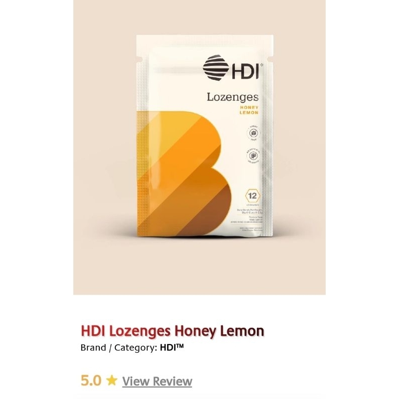 

permen lozenges honey produksi terbaru