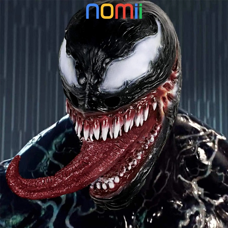 Mainan Action Figure VENOM Marvel Topeng Full Face Deadpool Masker Wajah Kostum Deadpool Kostum Halo