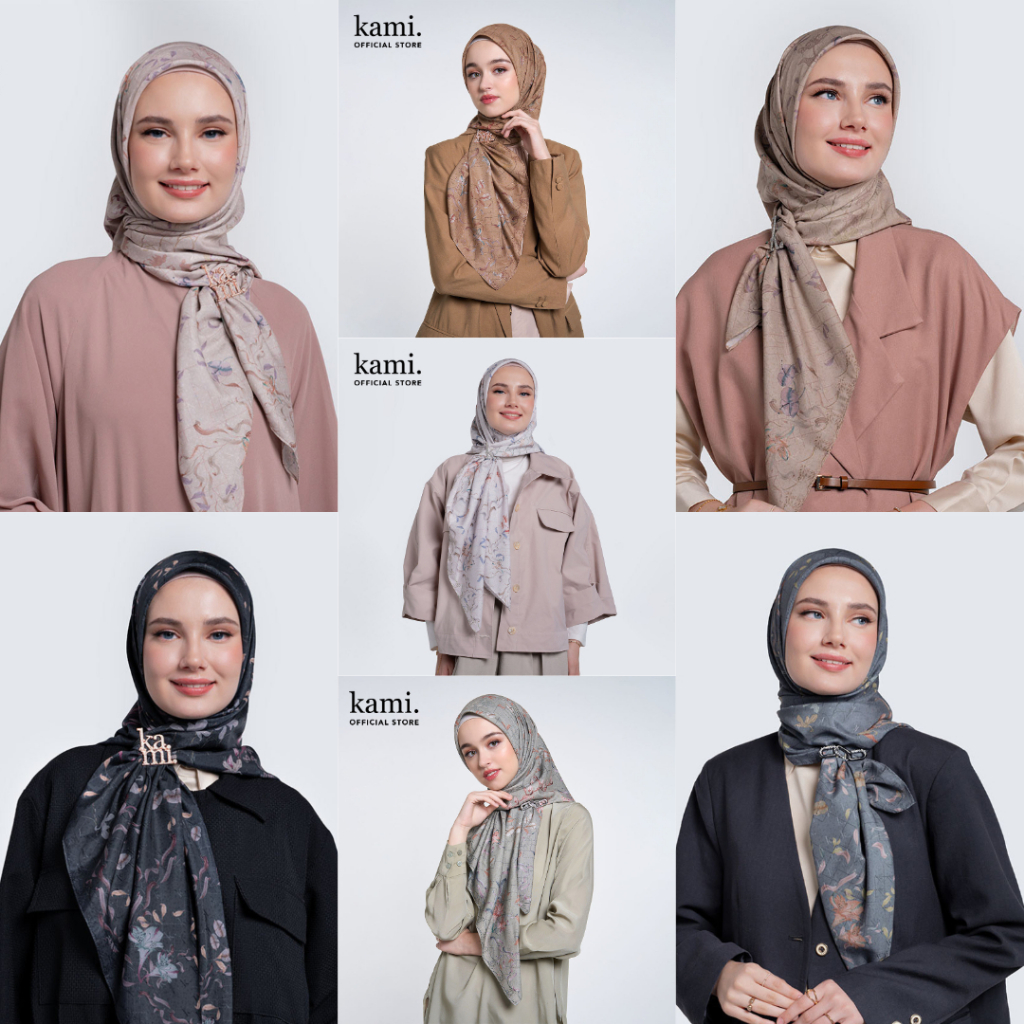 Petally Signature Scarf Kamiidea Kami Idea Hijab Segiempat