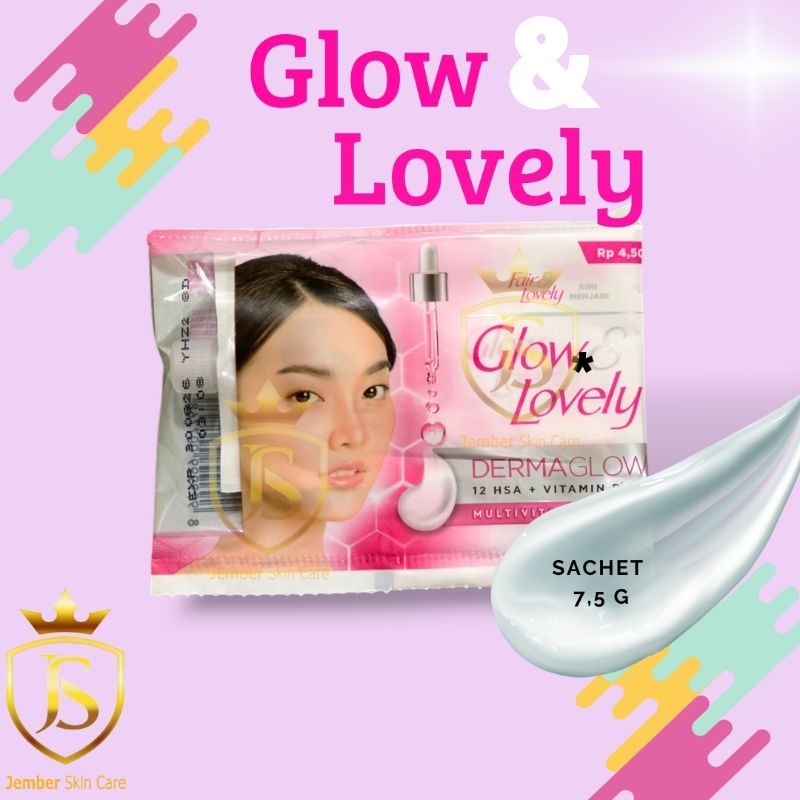 ❤ JEMBERSKINCARE ❤ FAIR & LOVELY GLOW & LOVELY Brightening Facial Foam | Krim Pencerah Harian | SACH