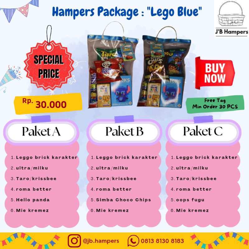 

Hampers Package : "Lego Blue