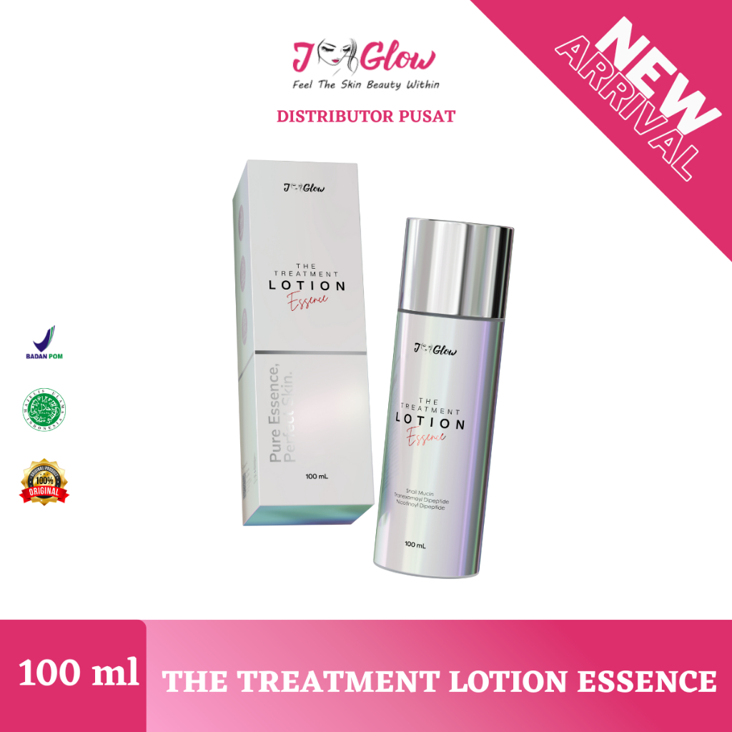 JGLOW The Treatment Lotion Essence | Skincare Membantu Mencerahkan dan Meremajakan Kulit HALAL BPOM