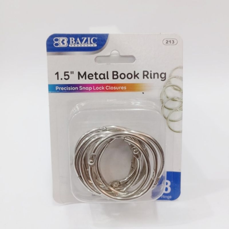 

BAZIC 1.5" METAL BOOK RING 213