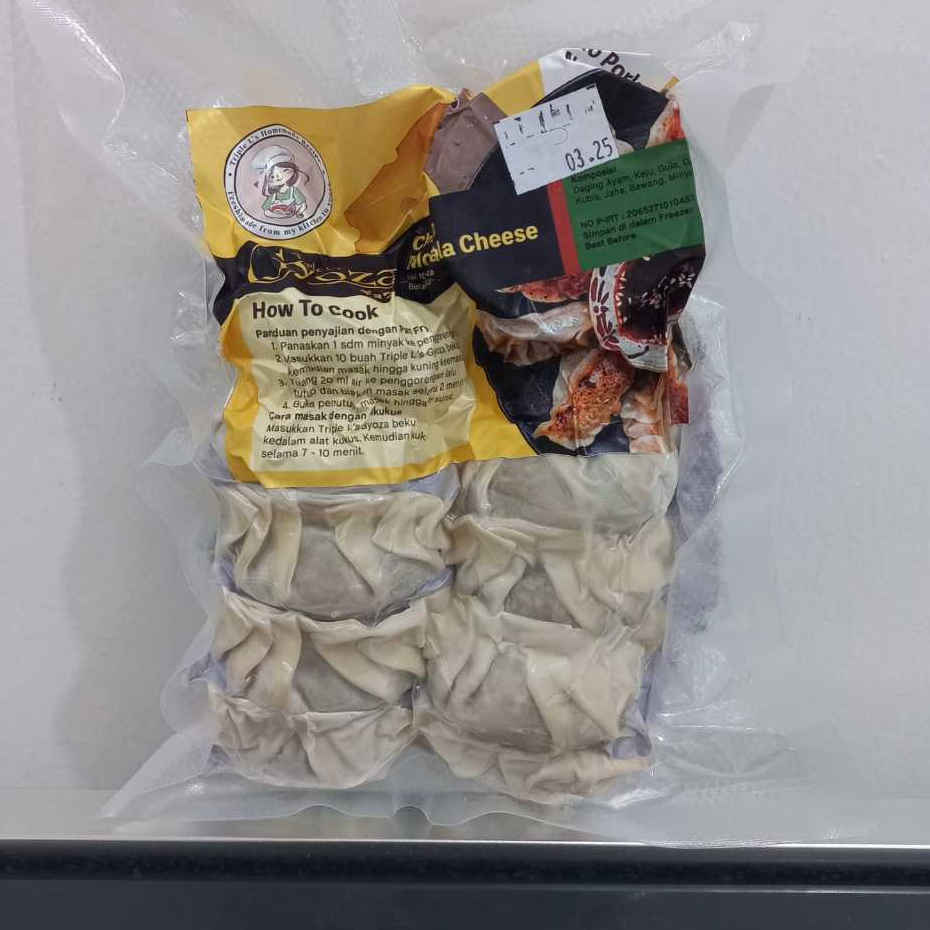 

Triple L Gyoza Ayam Moza isi 10 pcs | Festive Frozen food