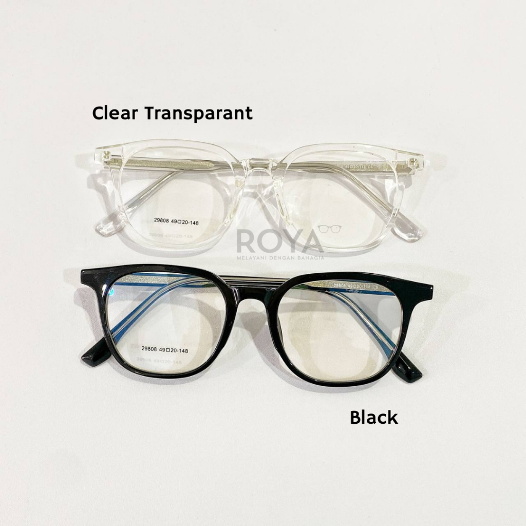 Rumah Optik - Frame Bold Antiradiasi Minus kacamata Clear