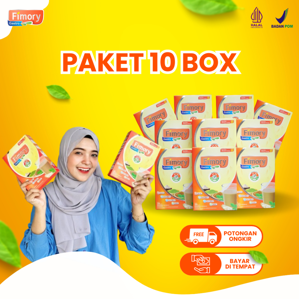 

Paket 10 Box Fimory Gastro Original - Solusi Atasi Asam Lambung Maag Gerd - 250 gr