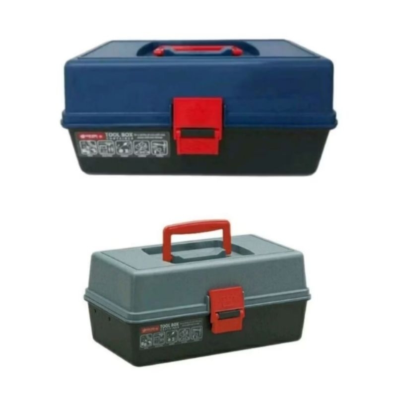 TOOLBOX LION STAR PLASTIK JX 19 / KOTAK PENYIMPANAN / KOTAK STB TAMIYA