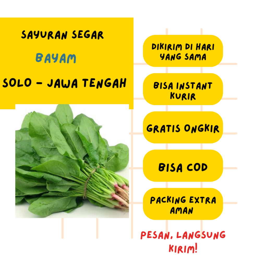 

1 Ikat Bayam Segar | Fresh Food