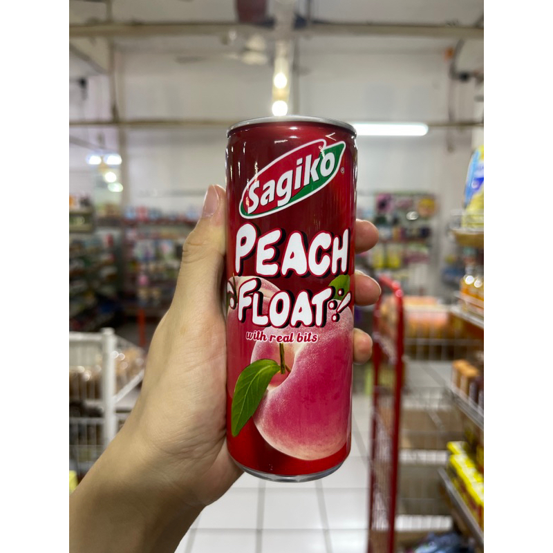 

sagiko peach float 250ml - sari buah peach