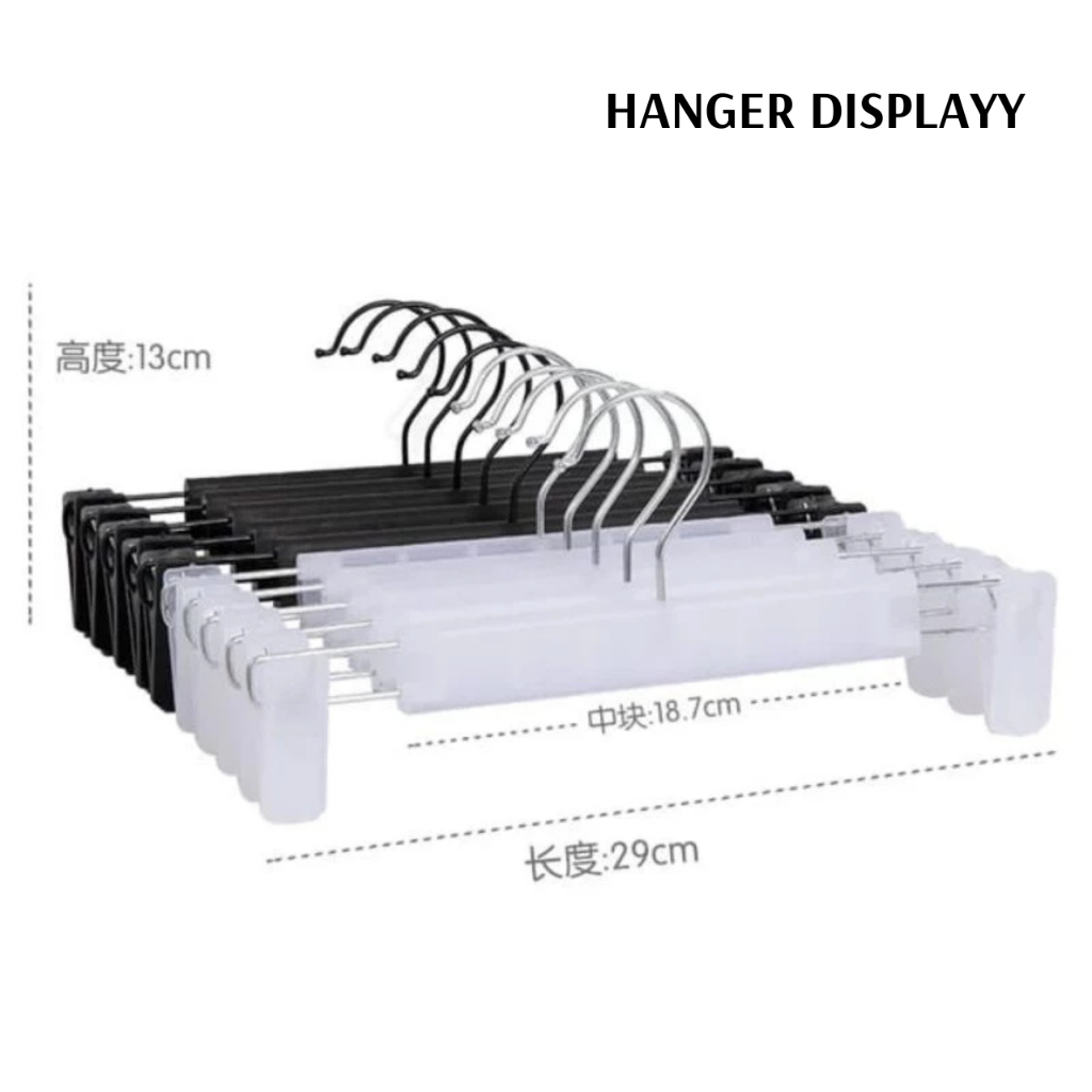 Hanger Jepit Anak / Hanger Jepit Dewasa Hanger Jepit 262 Hanger Celana / Rok Hanger Jepit Plastik ( 