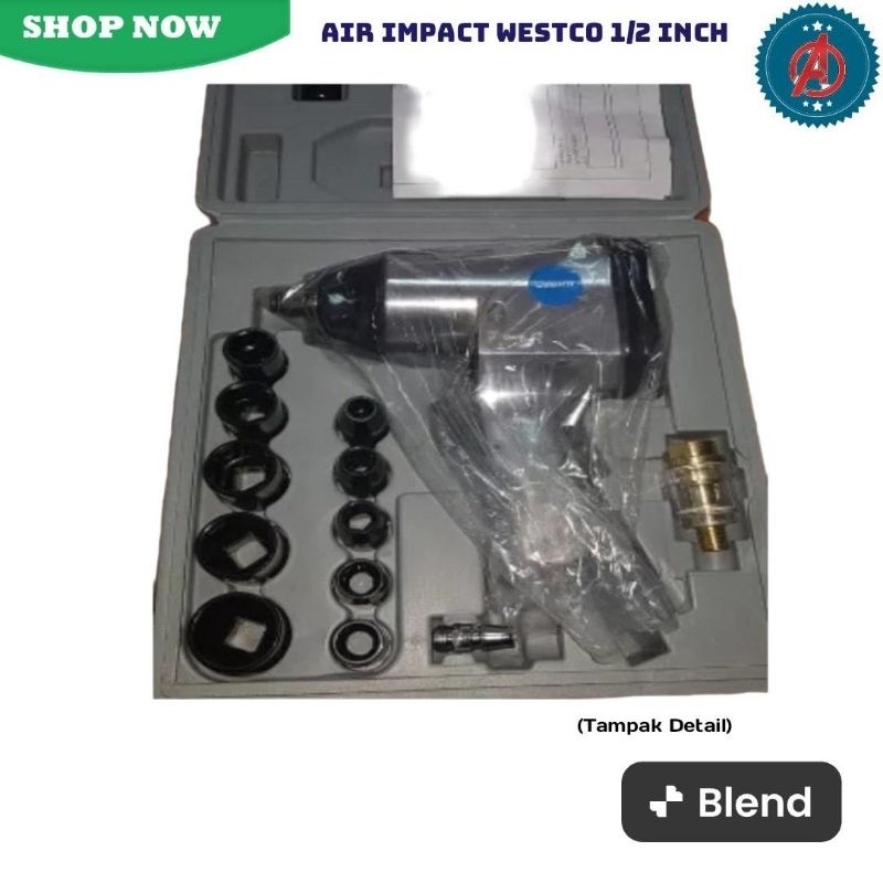 Air Impact Wrench 1/2 Inch Westco / Alat Buka Baut Angin Westco 1/2 Inch