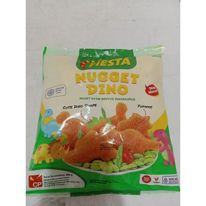 

Fiesta nugget dino 400g/Nuget ayam bentuk dinosaurus