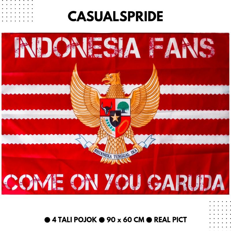 Bendera Flag Timnas LA Grande Ultras Garuda Indonesia