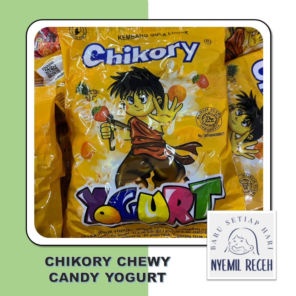 

Chikory Chewy Candy Yogurt Isi 40butir x 92gr