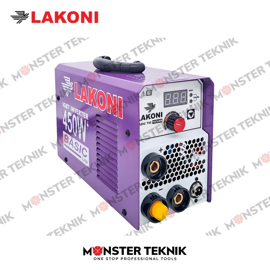 Basic TIG 163iXR Mesin Las Inverter Argon 450W Lakoni Welding Machine BASIC TIG 163 iXR Travo Las
