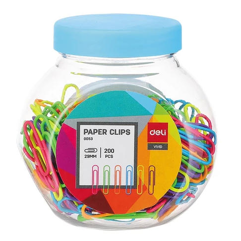 

PAPER CLIP DELI E 0053 / PENJEPIT KERTAS /PAPER CLIP PENJEPIT KERTAS WARNA DELI 0053