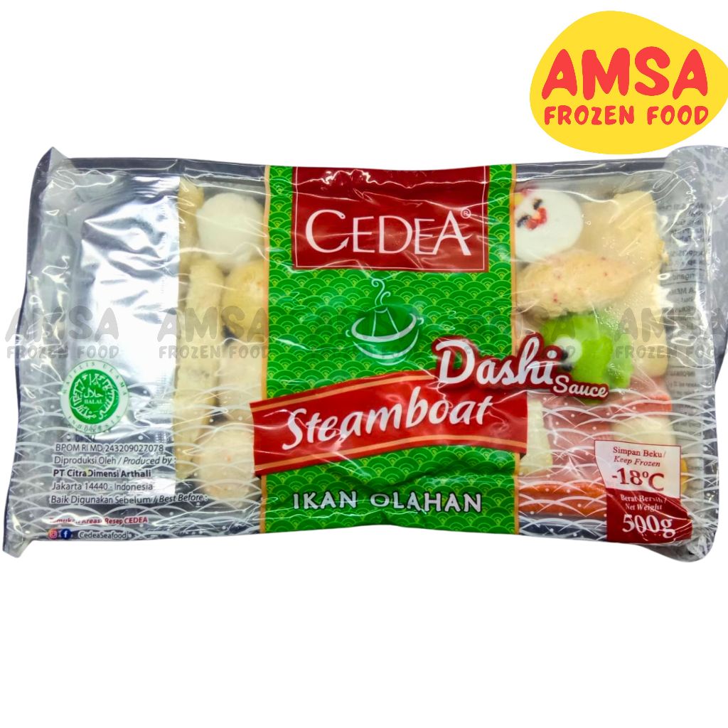 

Cedea Steamboat Set Dashi 500gr / Ikan Olahan Campur Dilengkapi Dengan Saus Dashi