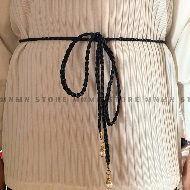 MNMN - Belt Kepang Wanita || Belt Kepang import || Belt Baju Wanita