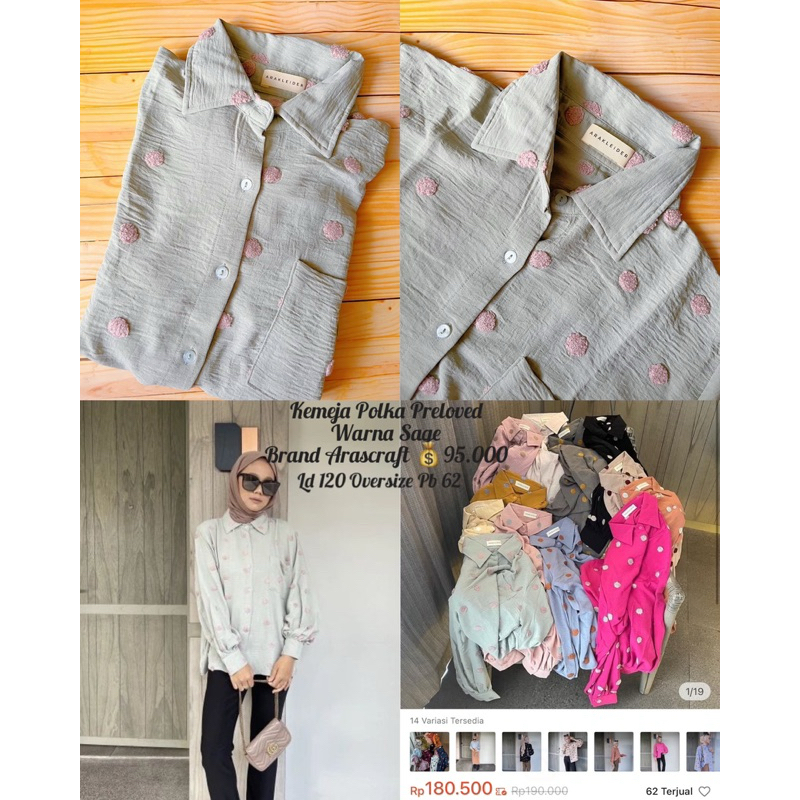 ARASCARF PL / ARASCARF PRELOVED / ARASCARF SECOND / PRELOVED LIKE NEW