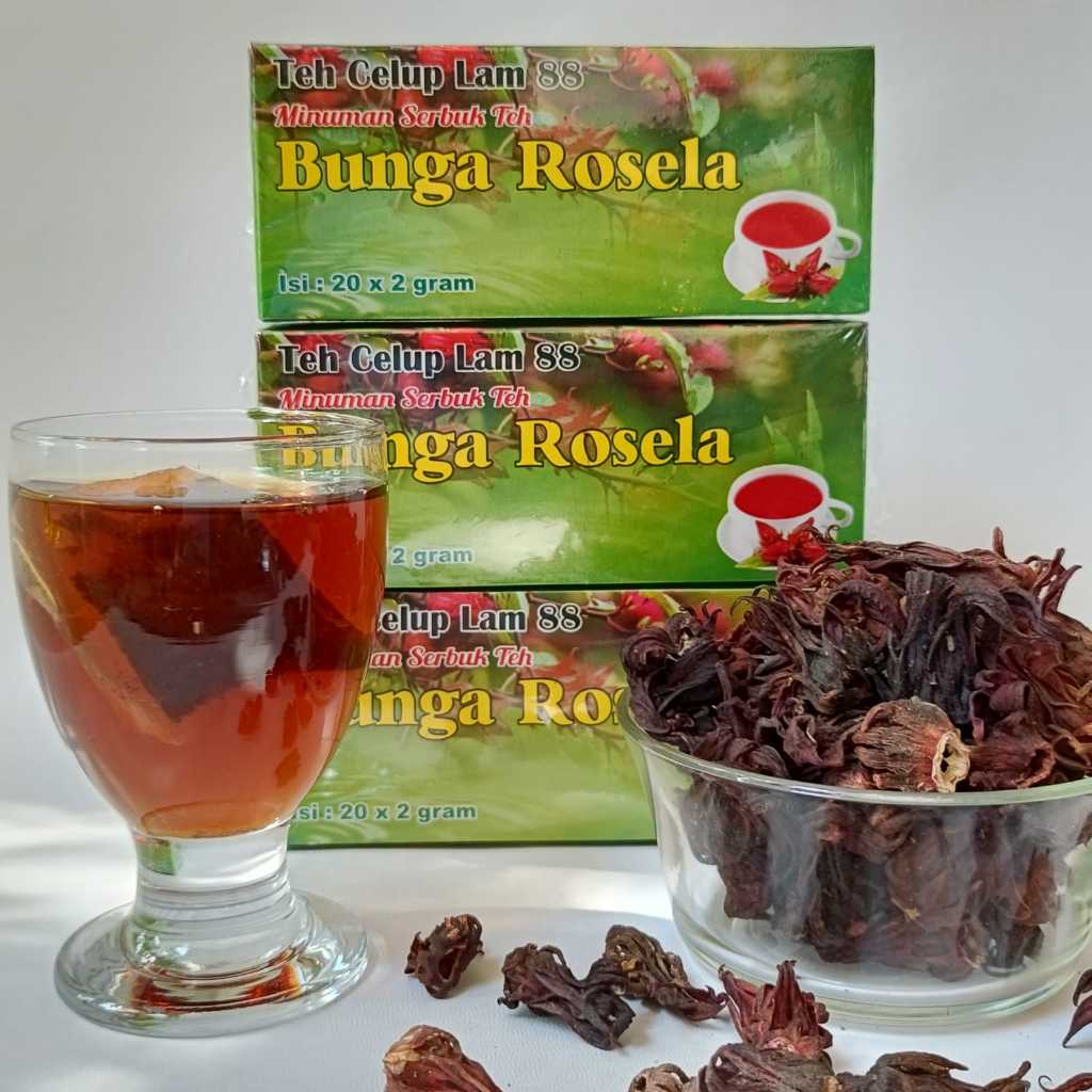 

Teh Celup Bunga Rosella Merah LAM88 - Teh Celup Rosella Merah Premium