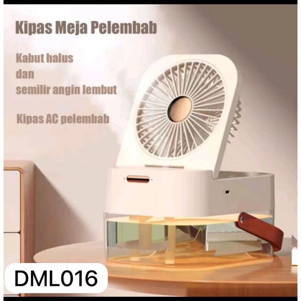 DML016 Kipas Angin Portable AC lubang ganda Kipas model ac Mini Air cooler Fan Portable