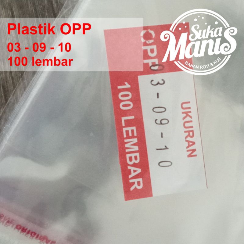 

Plastik OPP ukuran 9x10 cm