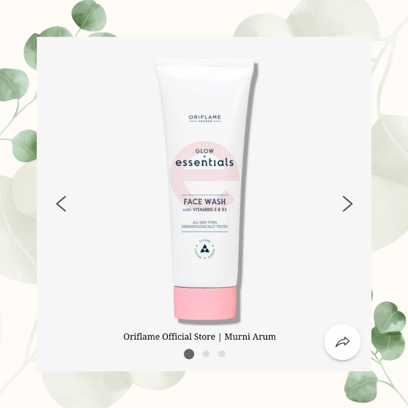 Face Wash Essentials Glow Essentials Face Wash Sabun Cuci Muka Essentials