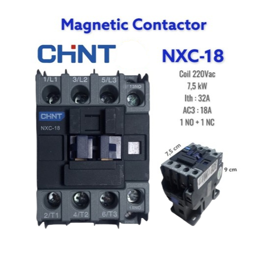 Kontaktor Chint 220V NXC-18 18A