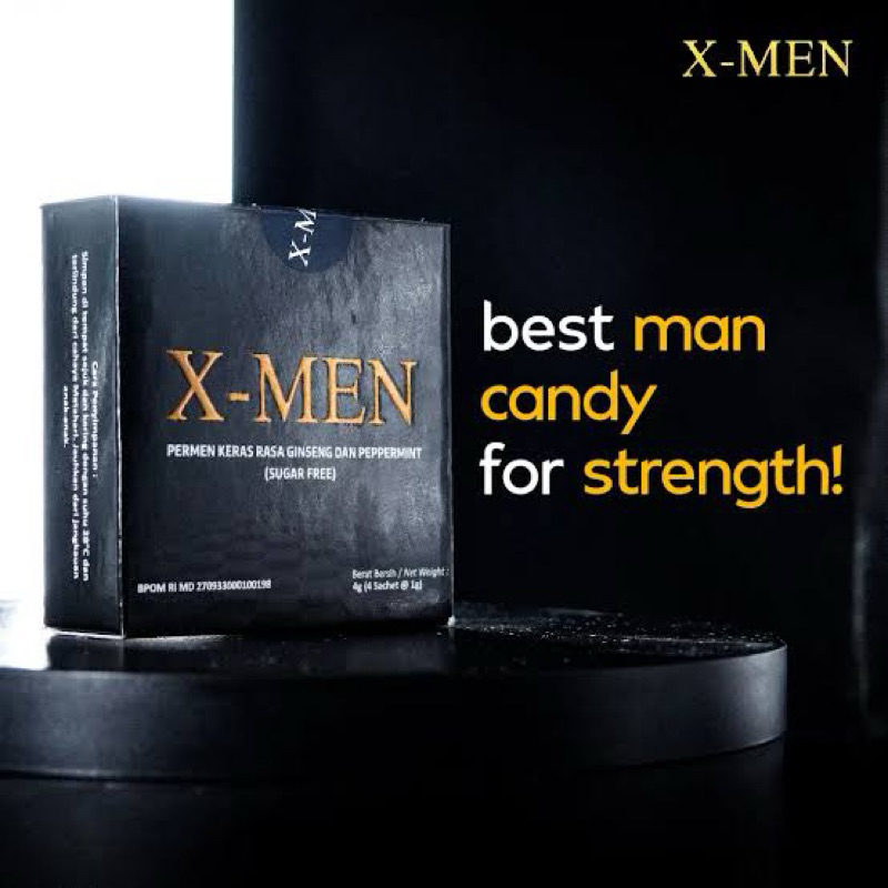

Xmen Permen Ginseng 100% Original 1 kotak isi 4pcs . permn xmen, xmen candy, candy xmen