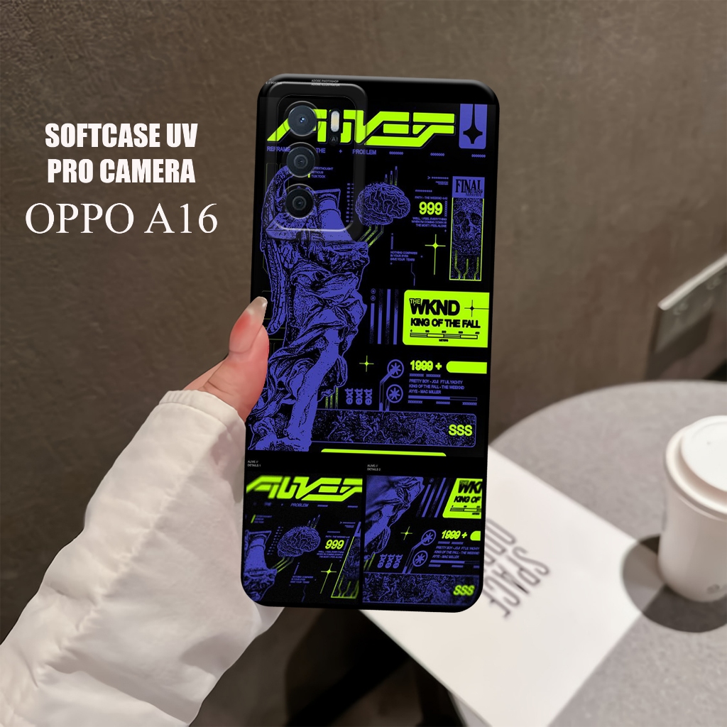 Case OPPO A16 - OPPO A16  Terbaru - Softcase OPPO A16  - Softcase Pro Camera - Casing Hp OPPO A16 - 