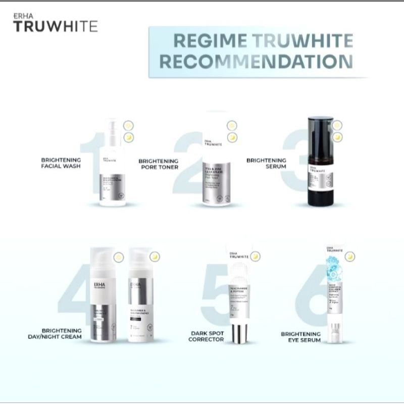 ERHA TRUWHITE BUNDLE-TRUWHITE DAY CREAM-TRUWHITE NIGHT CREAM-FACIAL WASH