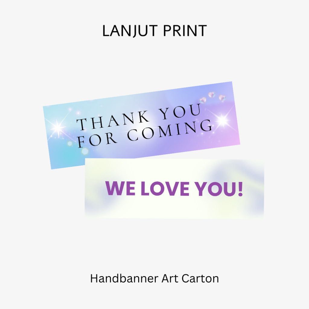 

Lanjut Print Cetak Handbanner Custom Free Satu Lembar Poster Landscape