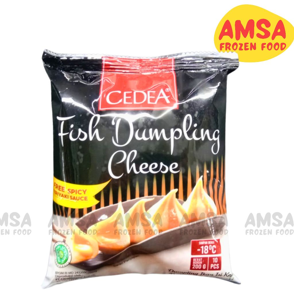 

Cedea Fish Dumpling Cheese 200 gr / Dumpling Ikan Isi Keju