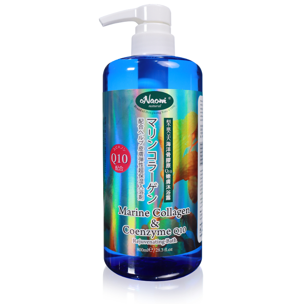 o’Naomi Marine Collagen & Coenzyme Q10 Rejuvenating Bath Body Wash 800 ml Sabun Mandi untuk Kulit Ke