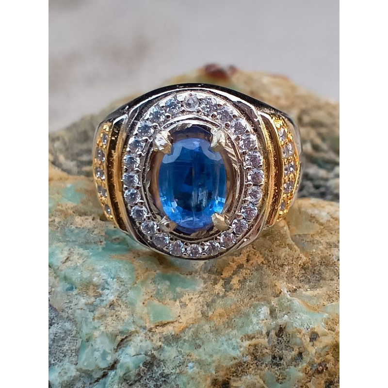 blue kyanite Burma memo lab