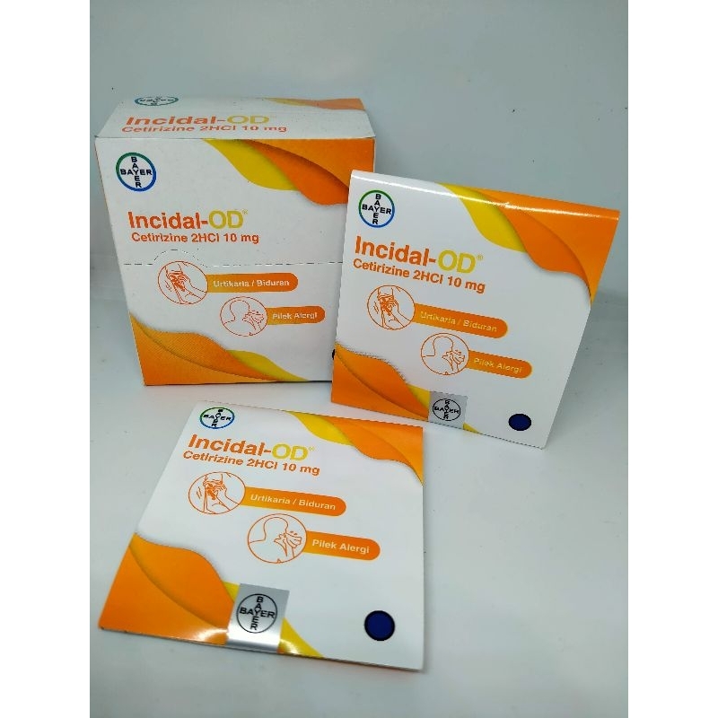 INCIDAL CETIRIZINE 10MG