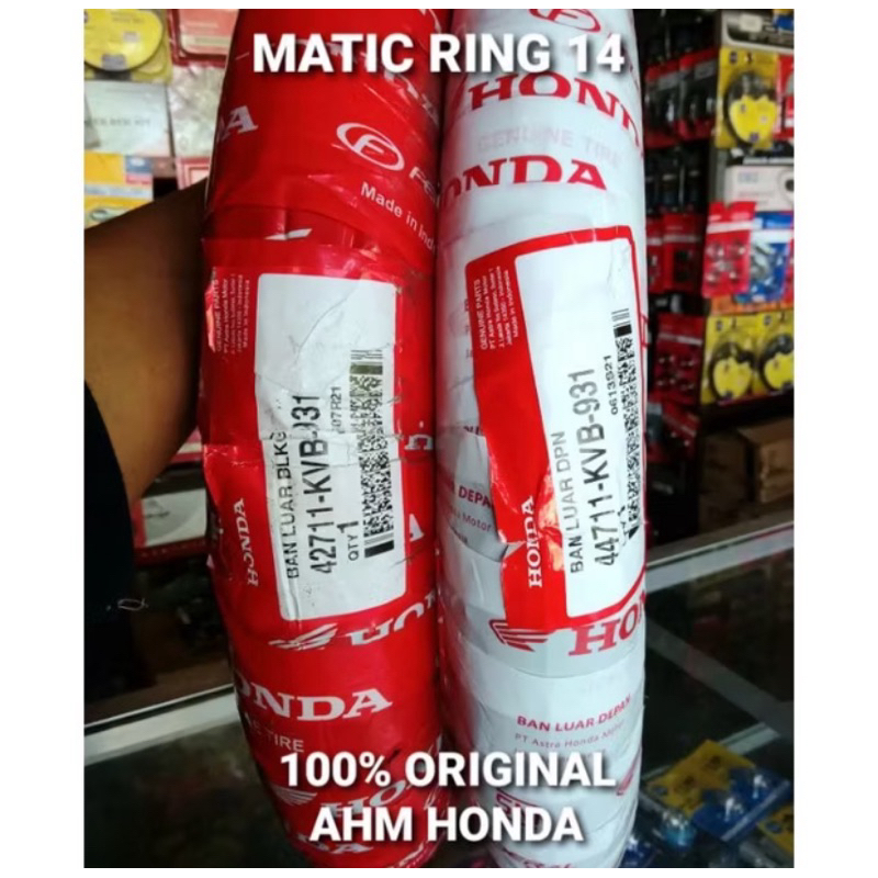 BAN LUAR DEPAN BELAKANG VARIO BEAT XEON SPIN KVB HONDA