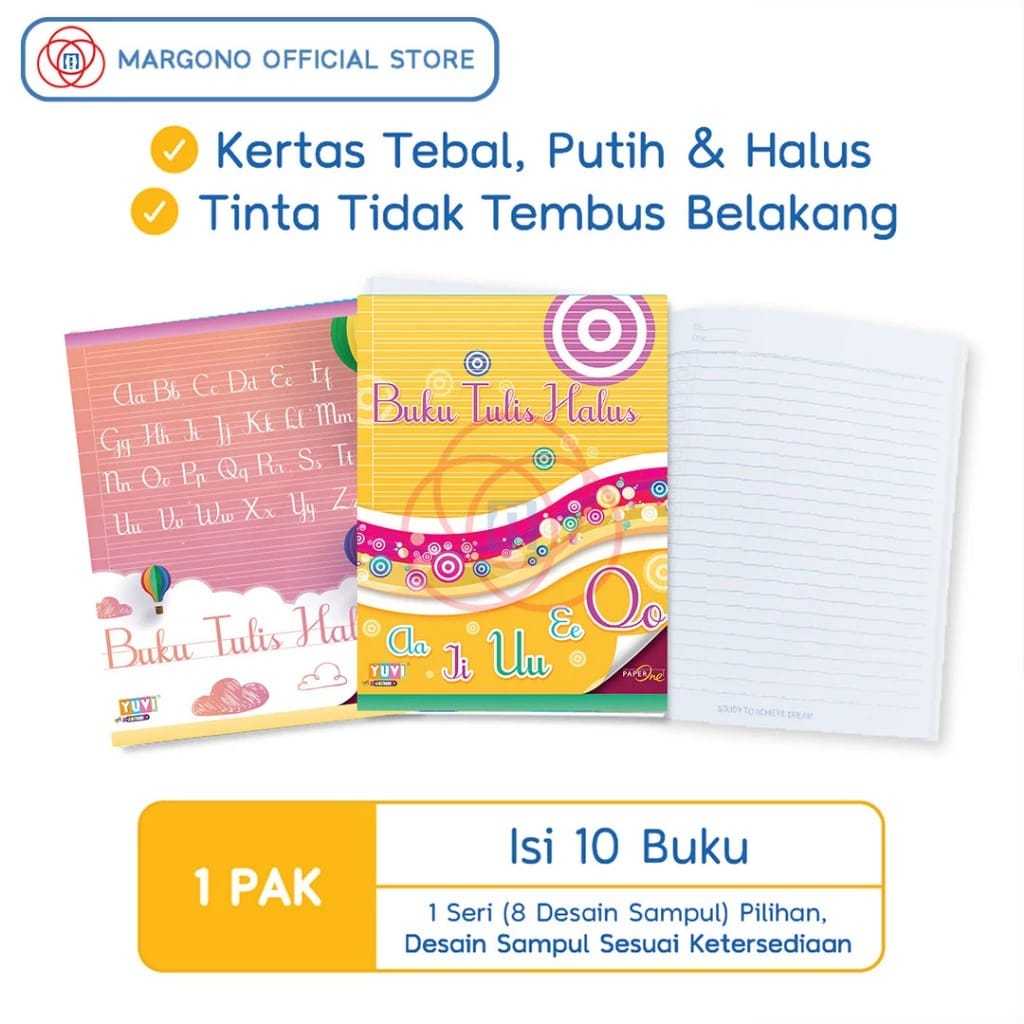 

BUKU TULIS /HALUS /KOTAK KECIL/38 LEMBAR/KIKY