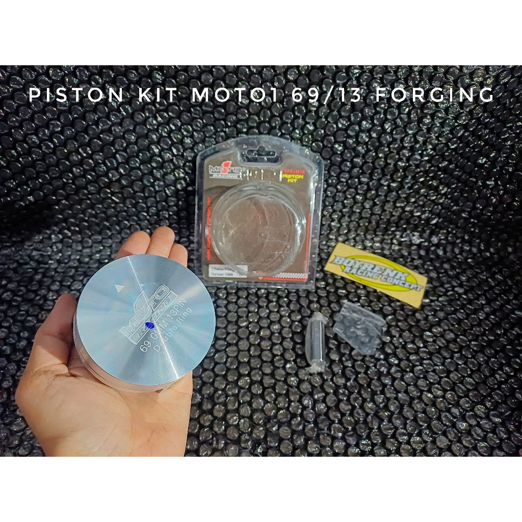 PISTON KIT SEHER SET 69 PIN 13 FORGED MOTO1