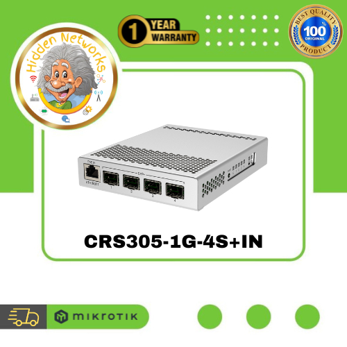 Mikrotik CRS305-1G-4S+IN Cloud Router Switch 1 Gigabit + 4 SFP+ 10Gb