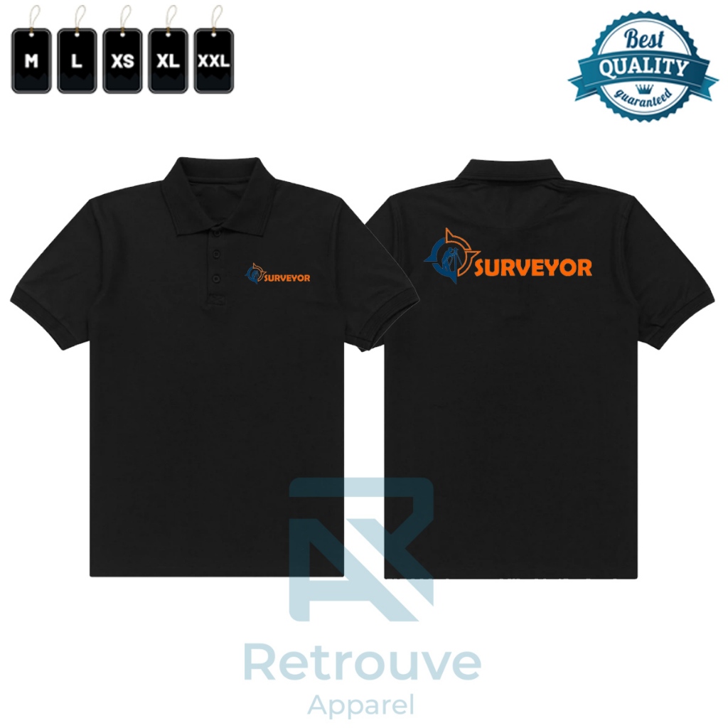 Kaos Polo Shirt Kaos Kerah Surveyor / Kaos Wangki Pendek Surveyor Premium
