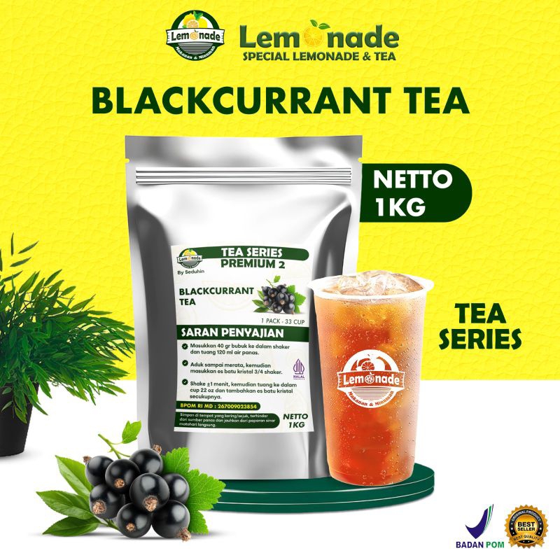 

Minuman Blackcurrant tea 1KG / Minuman bubuk instan Premium 2