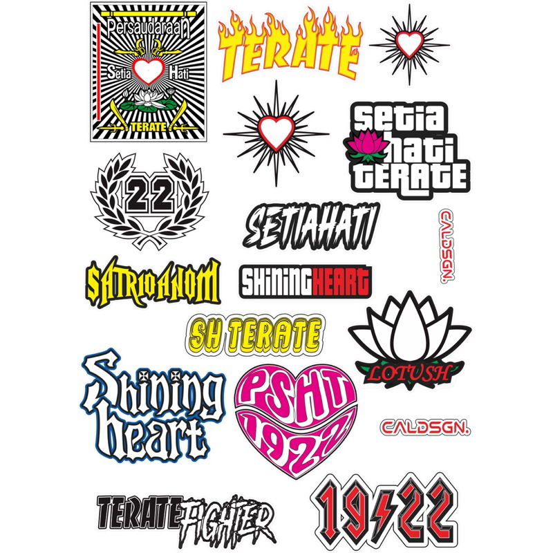

Stiker PSHT Vinyl Cutting premium Vol 2
