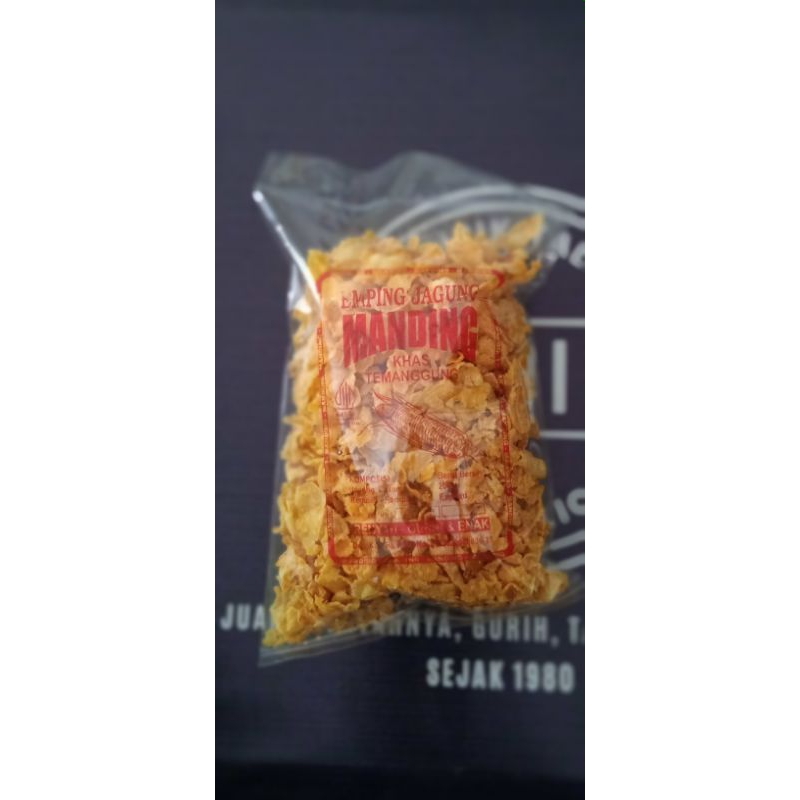 

kripik emping jagung original gurih+aneka kripik manding