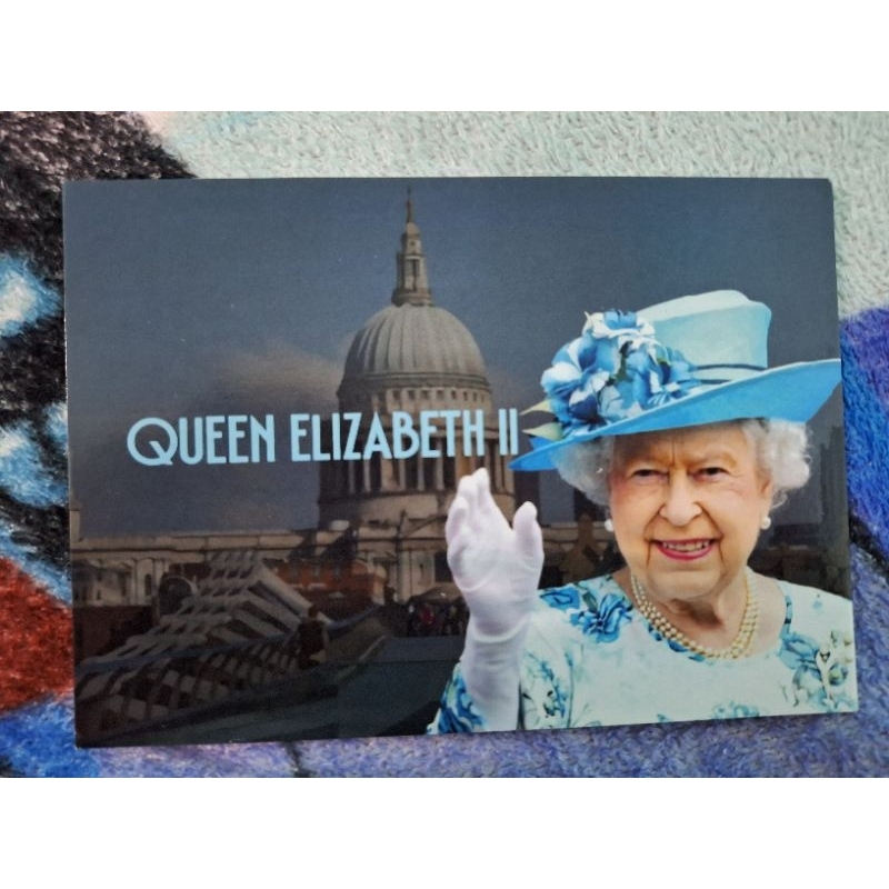 

kartu pos Queen elizabeth royal family postcard