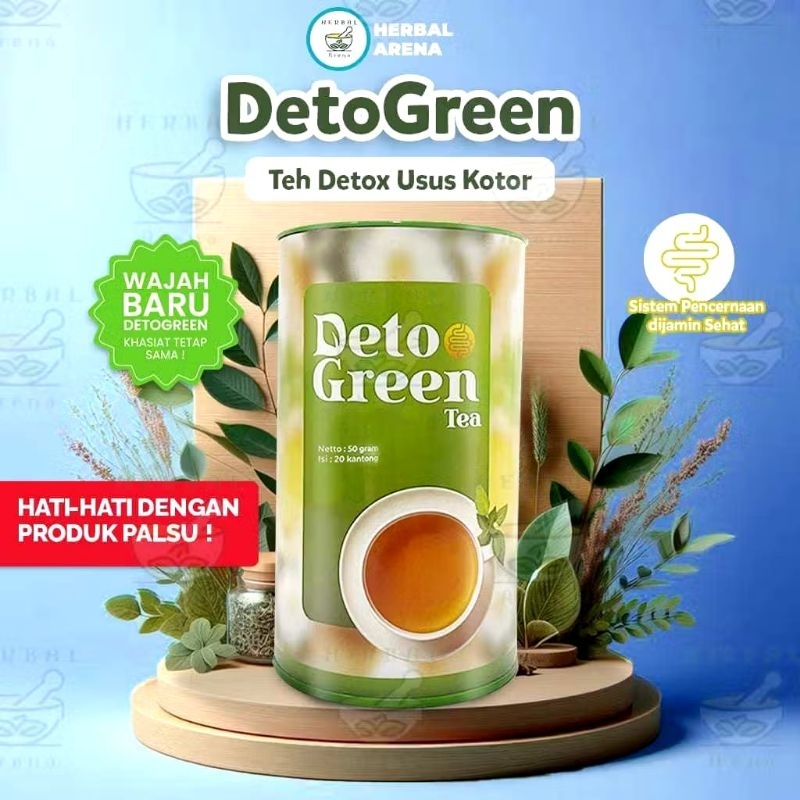 

Detogreen Teh Herbal Alami Teh Diet Sehat untuk Sistem Pencernaan Membersihkan Usus yang Kotor