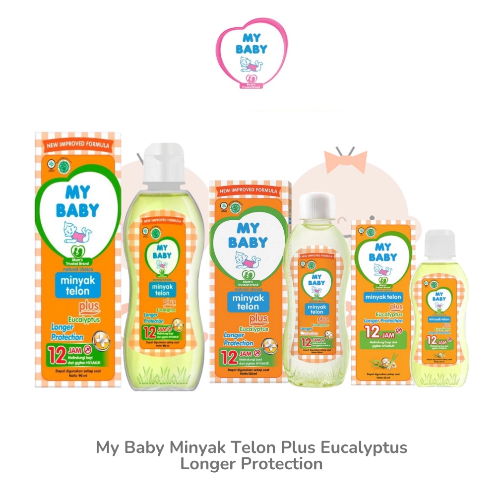 

Hemat 2 Kode Exclusive My Baby Minyak Telon Plus Eucalyptus Longer Protection A94