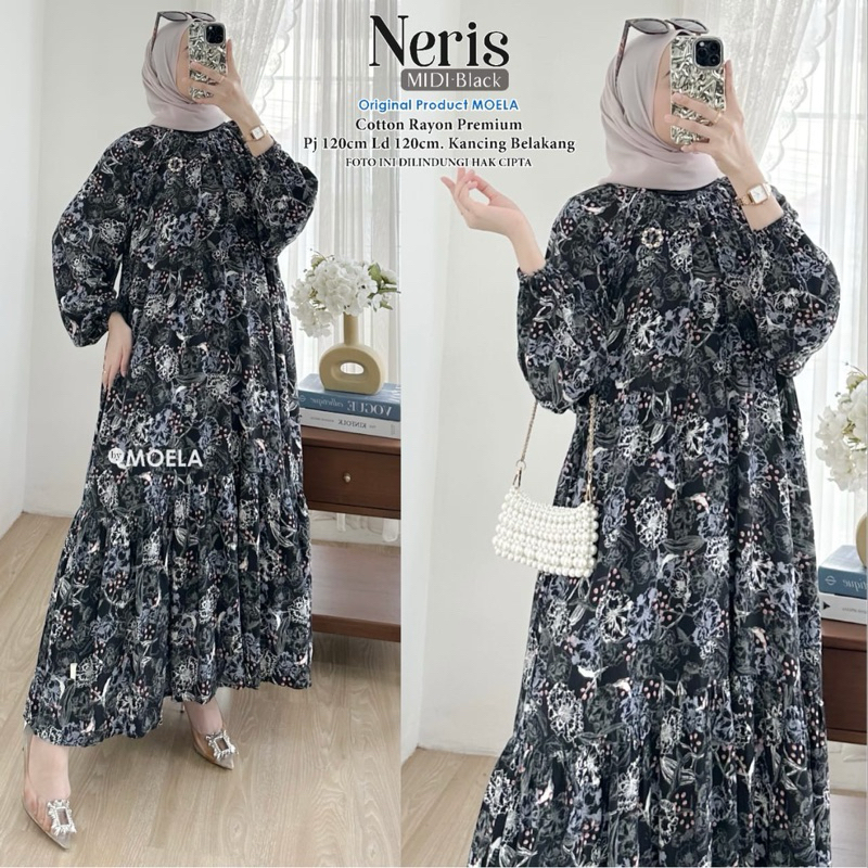 midi dress jumbo neris midi by moela LD 120