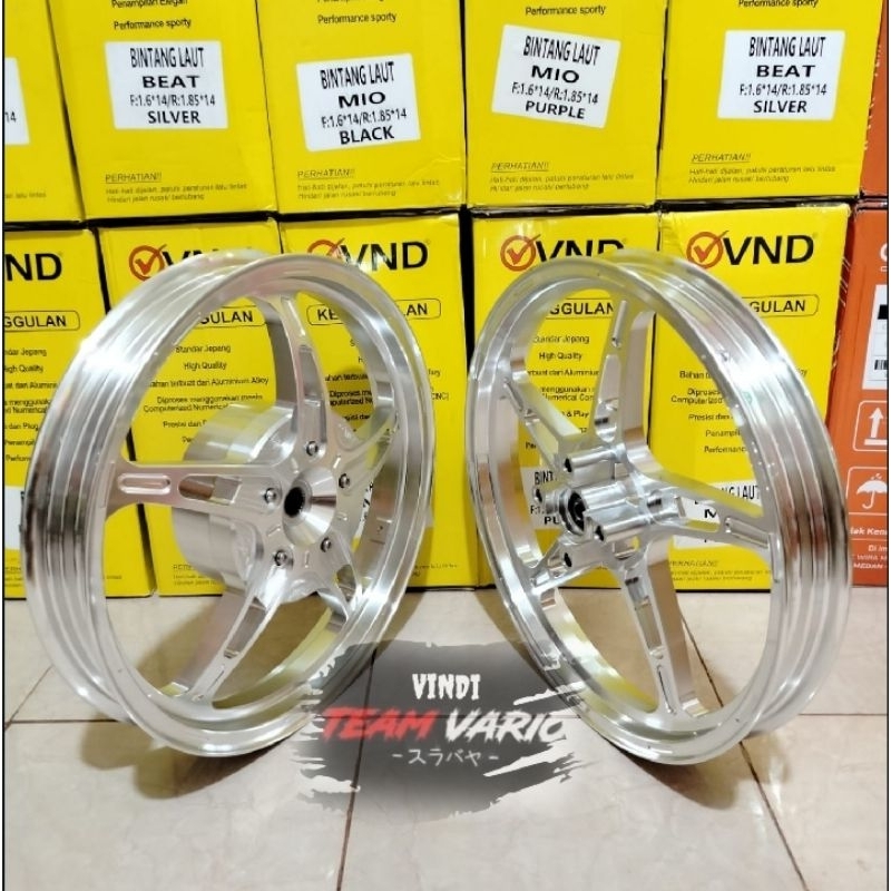 Velg VND King speed Bintang Laut VARIO 125 / 150 Scoopy Beat Vario 110 160-185-14