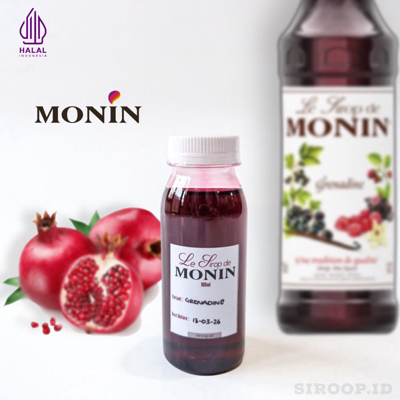 

Repack Monin Syrup Grenadine (30ml,75ml,100ml)